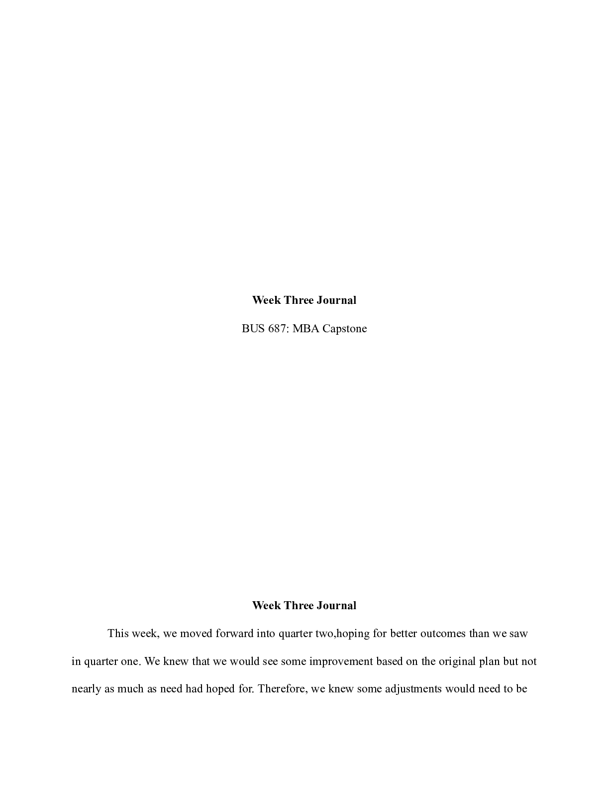 Preview image of BUS687 WK3 Journal.docx document